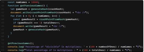 Analyzing Code in Roobet .